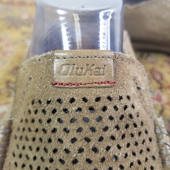 Olukai moloa kohana suede slip on shoes - Picture 3 of 11